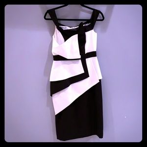 Black And White Cocktail Dress